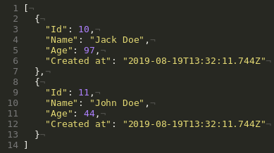 Multiple POST JSON Example